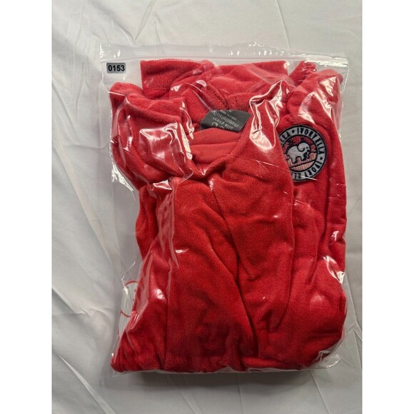 Ivory Ella Swimwear Womens Size Small Cover Up Red Sleeveless V Neck Hooded - Picture 9 of 10